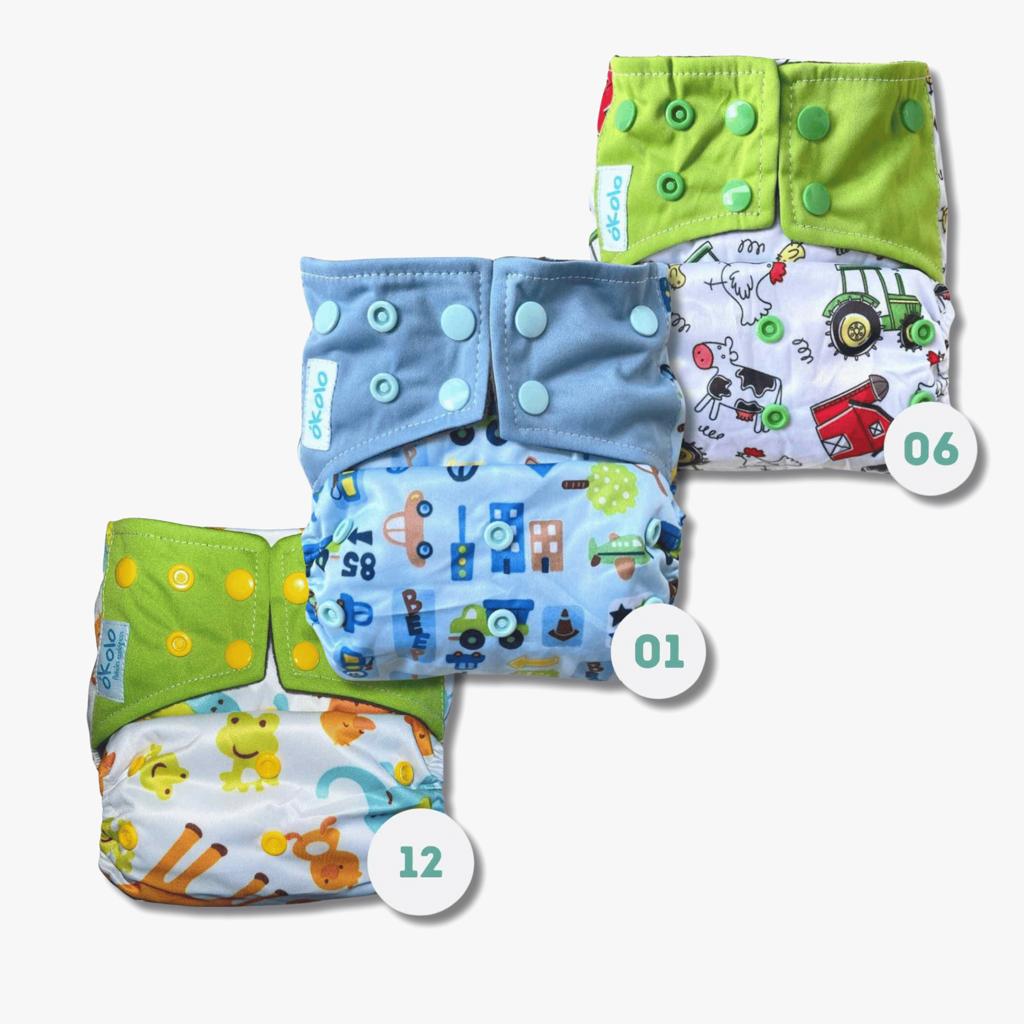 Pañales ecológicos para bebés de 0 a 3 años – OKOLO
