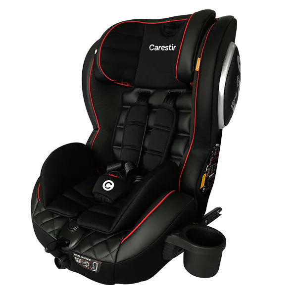 CARESTINO Silla de Auto para Bebé con Sistema ISOFIX - Ajuste de Altura e Inclinación, Arnés de 5 Puntos, Tapizado Acolchado y Portavaso Extraíble, Homologada ECE R44/04, Referencia Tokio