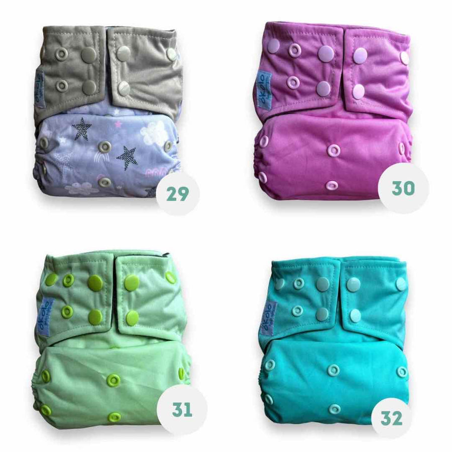 Combo x9 Pañales Ecológicos en Bambú