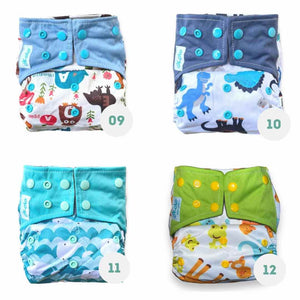 Combo x9 Pañales Ecológicos en Bambú