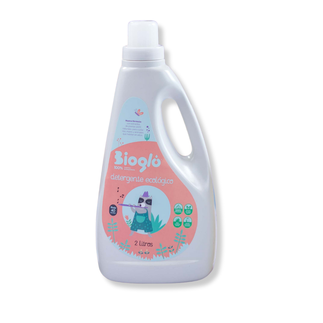 BIOGLÚ Detergente Ecológico, Biodegradable, Hipoalergénico, Líquido