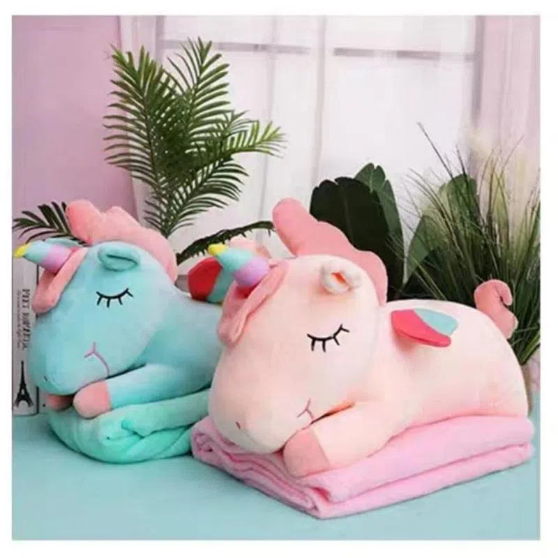 Almohada Peluche con Cobija – Suavidad, Comodidad y Diversión en Uno
