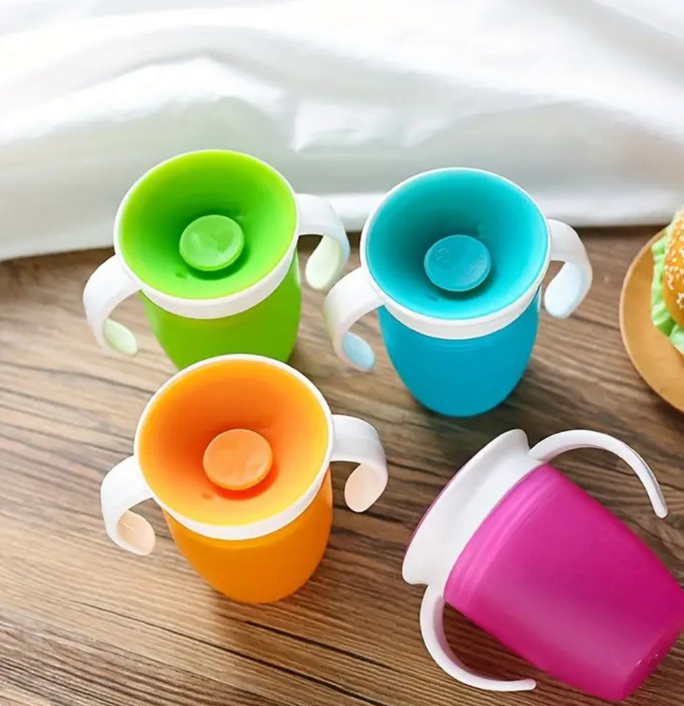 Vaso 360° antiderrames – Ideal para bebés y niños