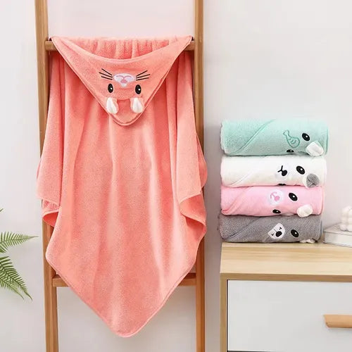 Toalla infantil con capucha – Suavidad, ternura y diversión después del baño
