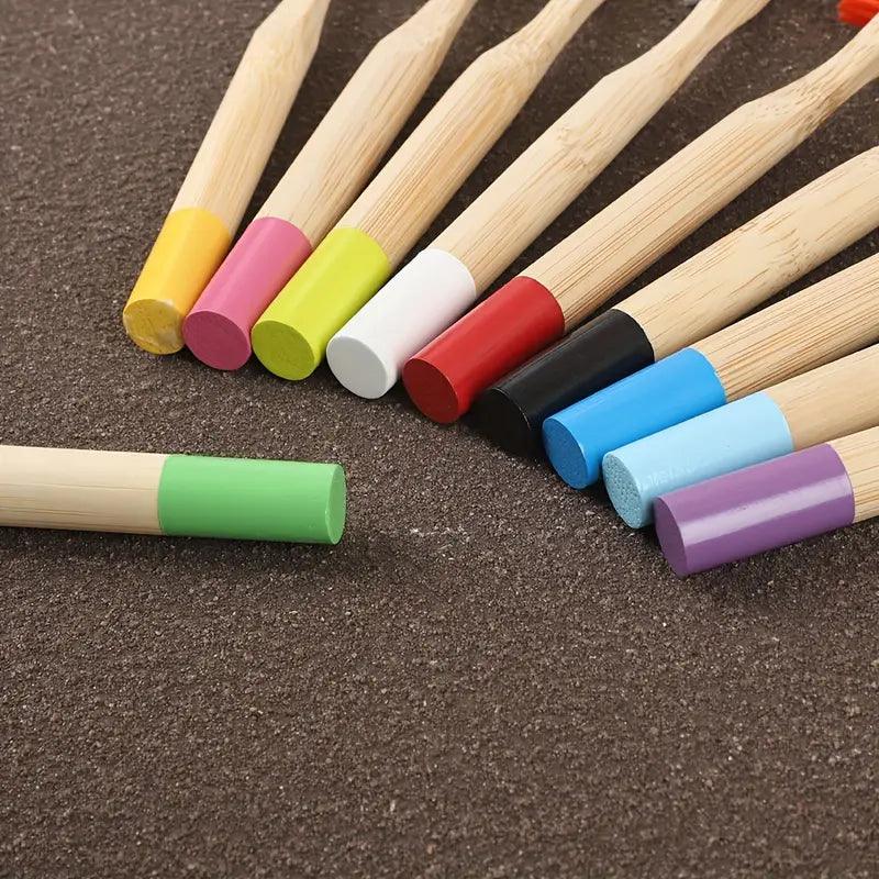 Cepillo de dientes en bambú premium para adultos