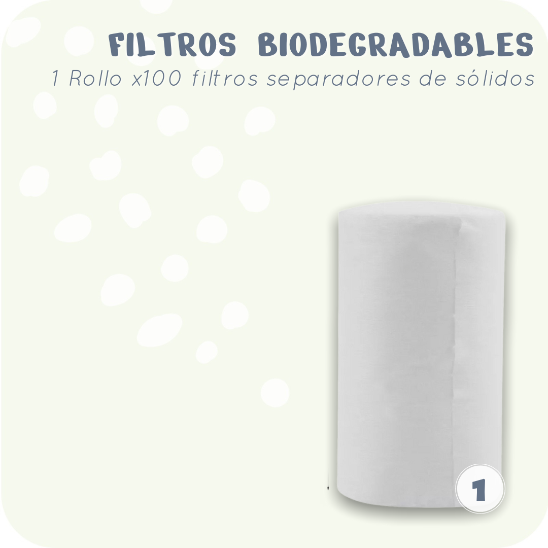 Rollo de Filtros biodegradable x100